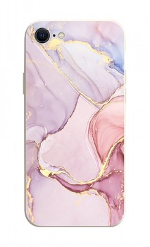Zadní kryt na iPhone SE 2020 Mramor růžový